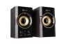 C-Tech SPK-11, 2.0, Wood, Black-Gold, Jack/USB