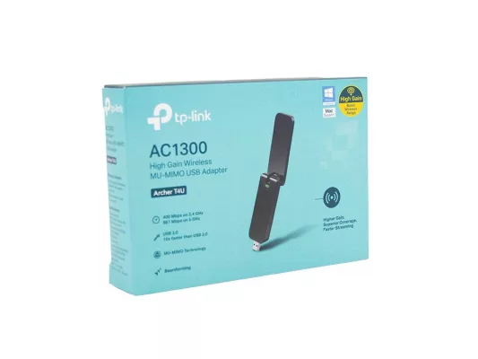 TP-Link Archer TU4 AC1300 High Gain Wireless MU-MIMO USB Adapter